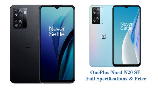 OnePlus Nord N20 SE Full Specifications & Price