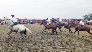 কাঠালিয়ায় ঐতিহ্যবাহী ঘোড়দৌড় প্রতিযোগিতা অনুষ্ঠিত