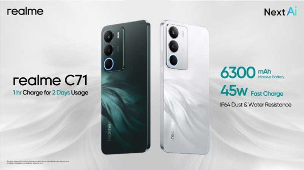 realme Introduces a new ‘Battery Monster’ smartphone C71, 1 Hour Charge for 2 Days of Usage