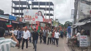 রাজাপুরে বিএনপি ও যুবদলের পাল্টাপাল্টি র‌্যালি অনুষ্ঠিত