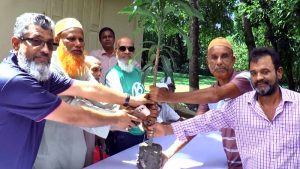 গাছ উপহার দেওয়ার ইভেন্ট 'ক্যাপ্টেন প্ল্যানেট' কর্মসূচিতে সাতশত গাছের চাড়া বিতরণ