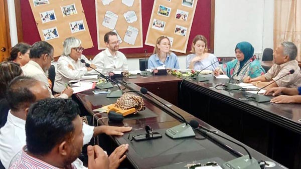 রাজাপুর পিএফজি ও ওয়াইপিএজির সদস্যদের সাথে এফসিডিও প্রতিনিধি দলের মতবিনিময়