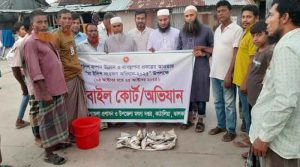 কাঠালিয়ায় প্রশাসনের কঠোর নজরদারিতেও রক্ষা পাচ্ছে না মা ইলিশ