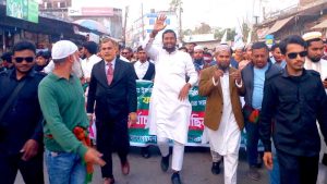 কাঠালিয়ায় ১১ দলীয় জোটের দাঁড়িপাল্লার নির্বাচনী গণমিছিল অনুষ্ঠিত