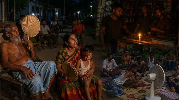 ঝালকাঠির কাঠালিয়া উপজেলায় তীব্র গরমের মধ্যে ঘন ঘন বিদ্যুৎ বিভ্রাটে চরম ভোগা