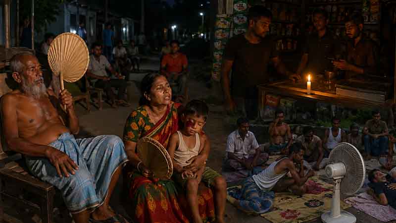 কাঠালিয়ায় বিদ্যুৎ না থাকলে গরমে অতিষ্ঠ মানুষ, জনজীবন বিপর্যস্ত