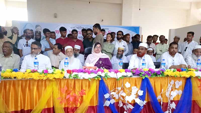 সংরক্ষিত নারী আসনের সংসদ সদস্য ডাঃ মাহমুদা আলম মিতুকে কাঠালিয়ায় সংবর্ধনা